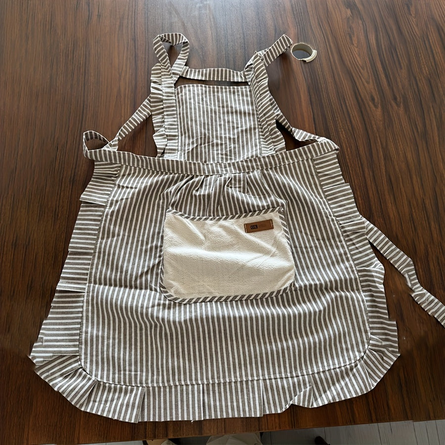 Striped Kitchen Apron