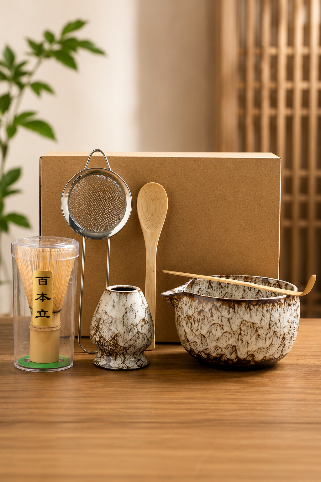 6-Piece Japanese Matcha Tea Set