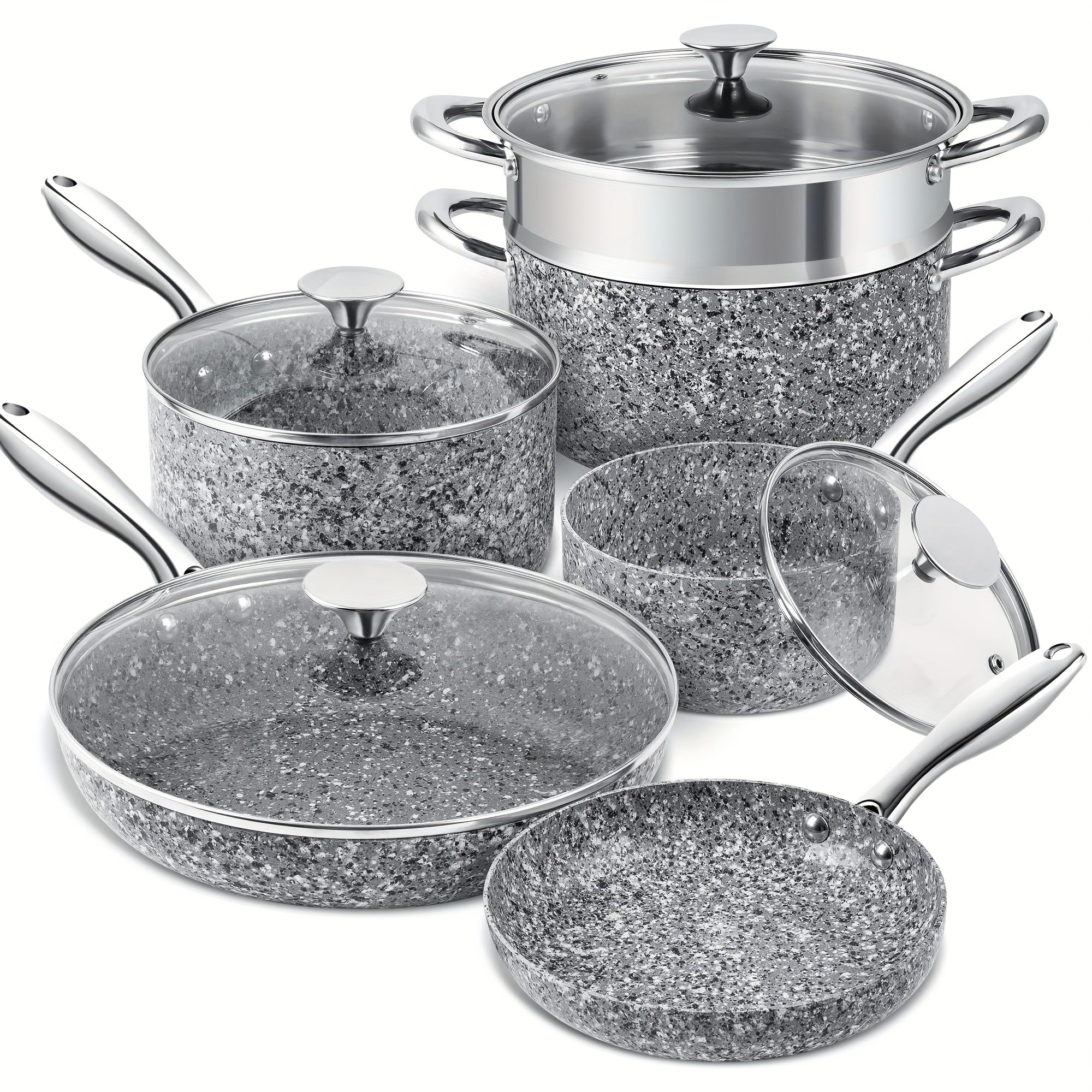 Granite pots and pans set