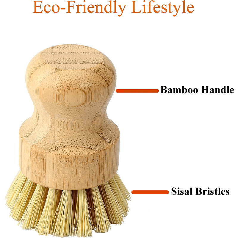 Bamboo Dish Scrub Brush