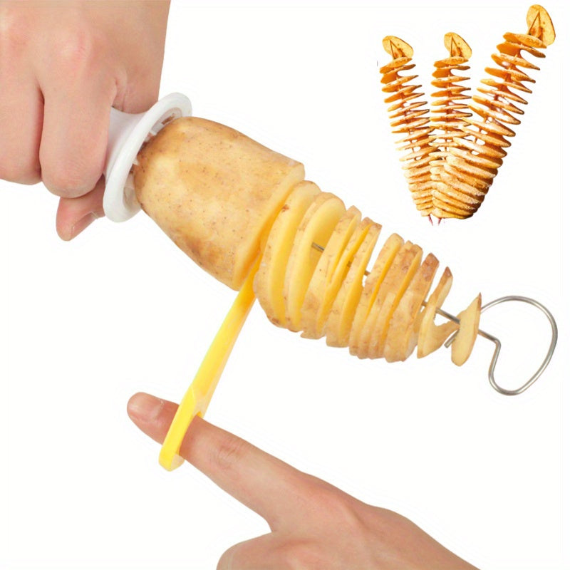 Portable Potato BBQ Skewer & Spiral Cutter