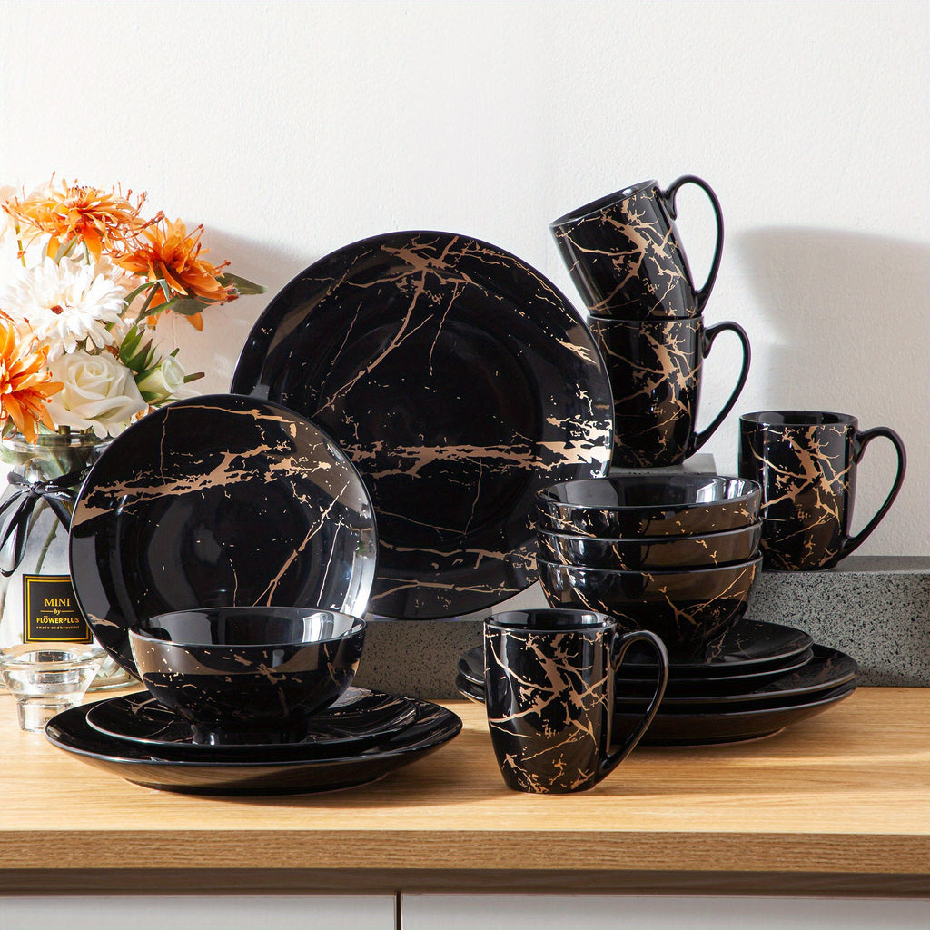 Porcelain dinnerware- Service for 4