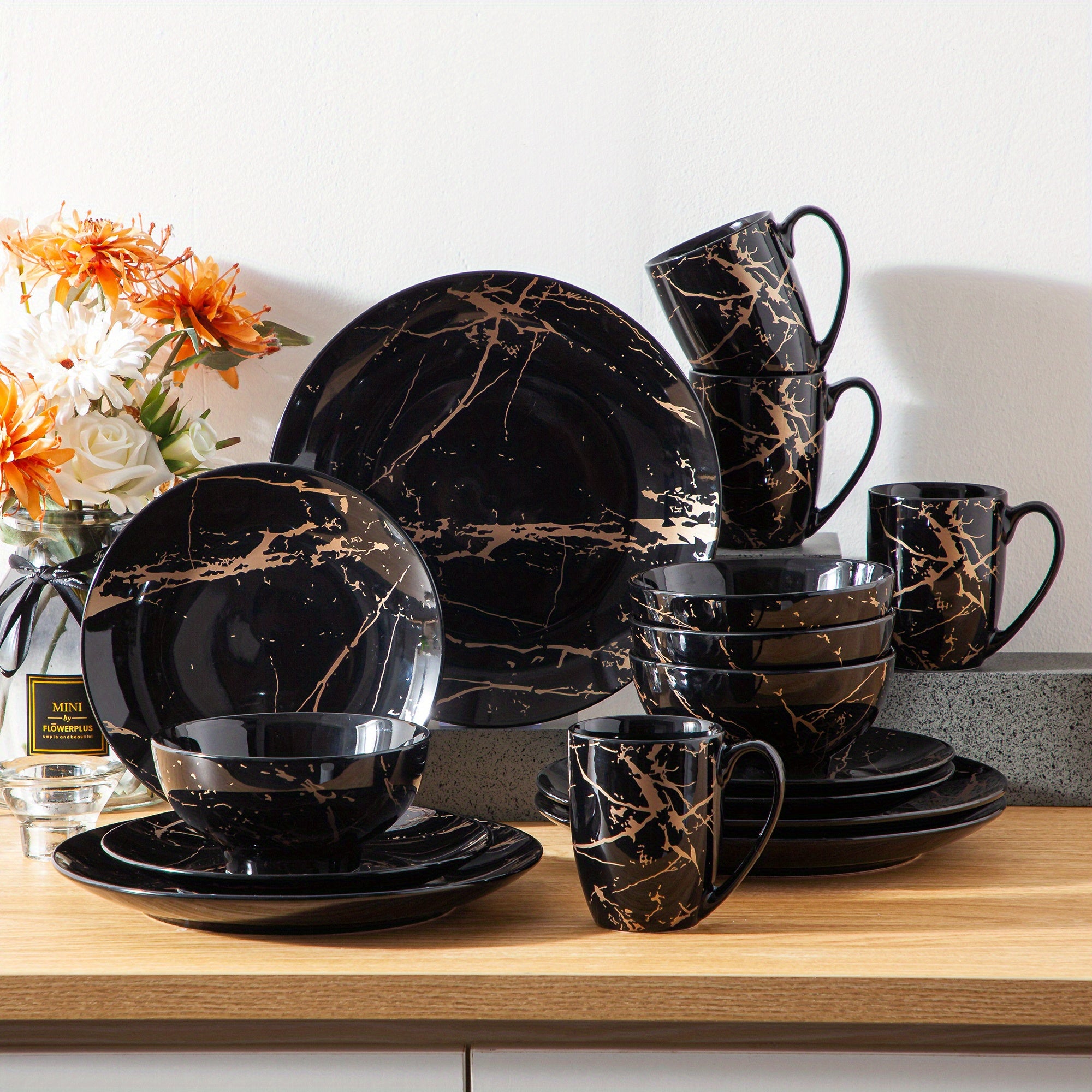 Porcelain dinnerware- Service for 4