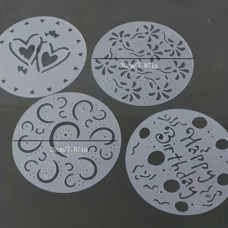 Cake Decorating Stencil-4pcs