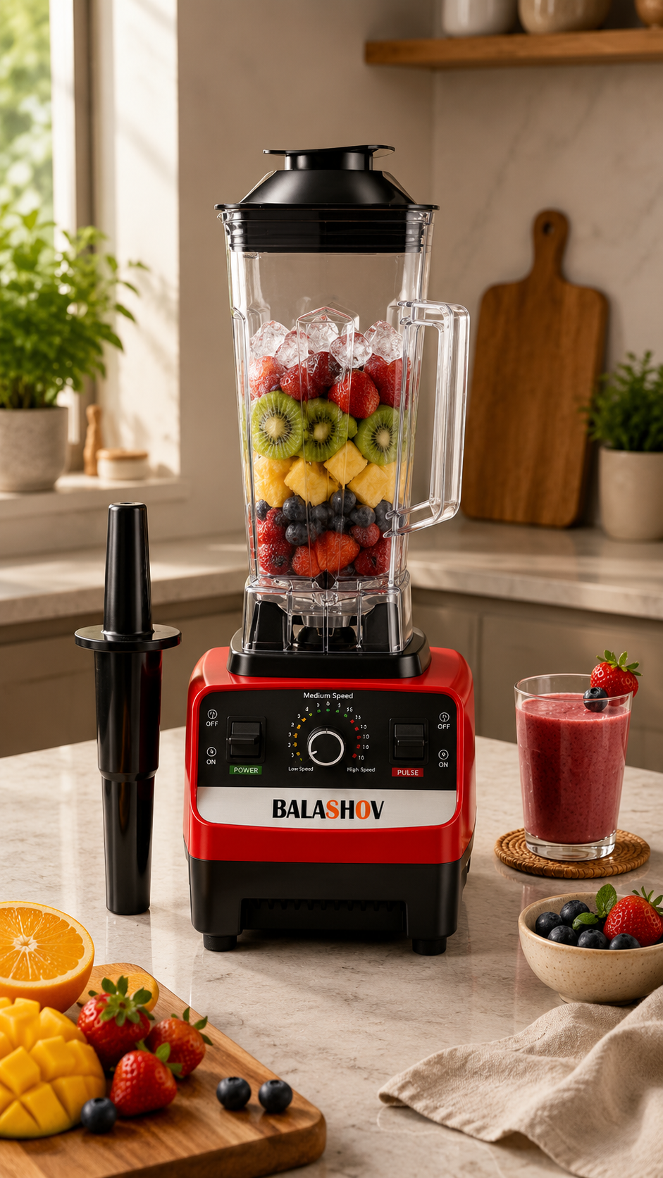 2000W High-Power Commercial Blender