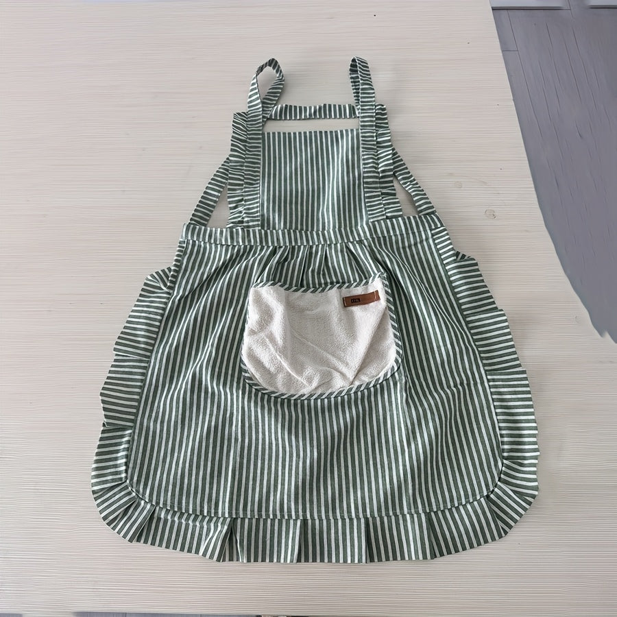 Striped Kitchen Apron