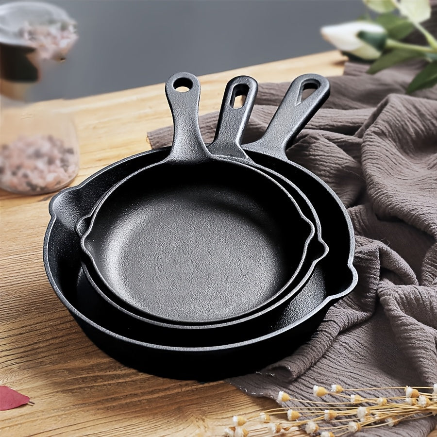Cast Iron Skillet Set – 3/4/5-Piece Frying Pans