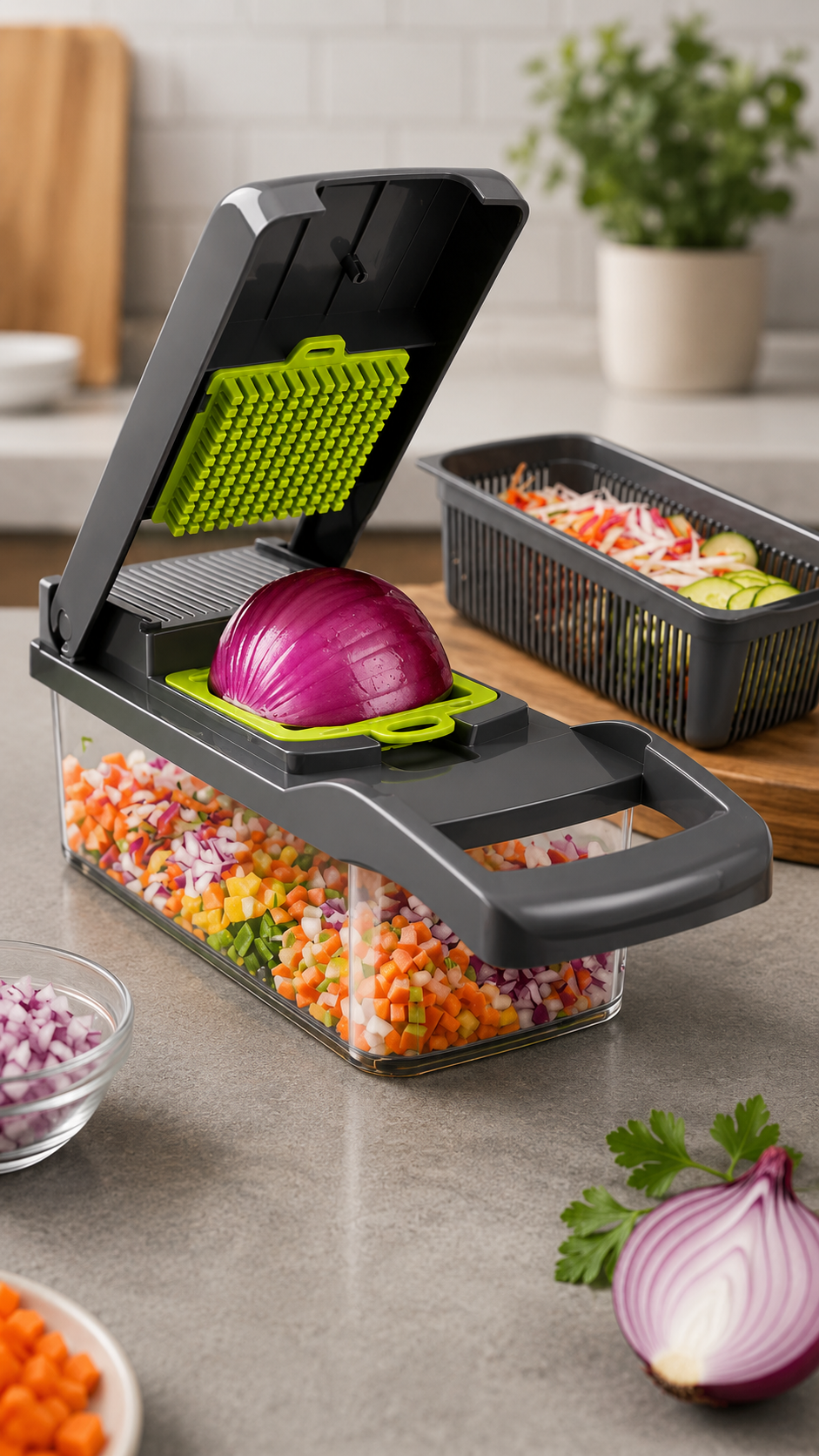 Multifunctional Vegetable Chopper & Slicer