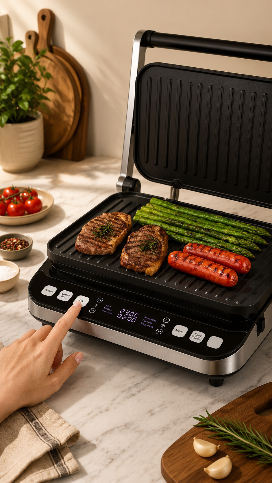 2000W Contact Grill