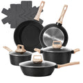 12-Piece Granite Non-Stick Cookware Set