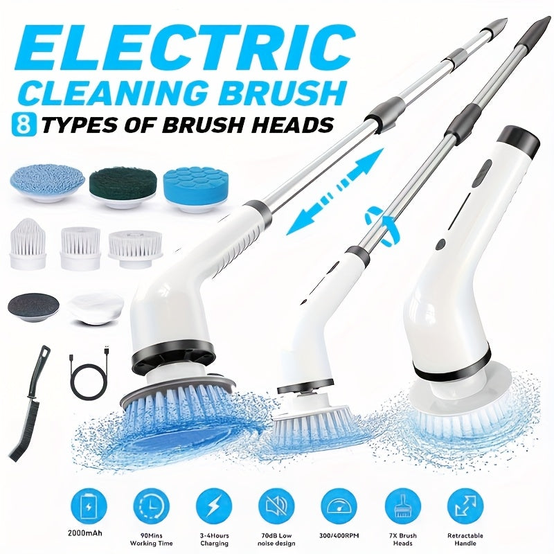 Electric Rotary Scrubber for Kitchen Cleaning