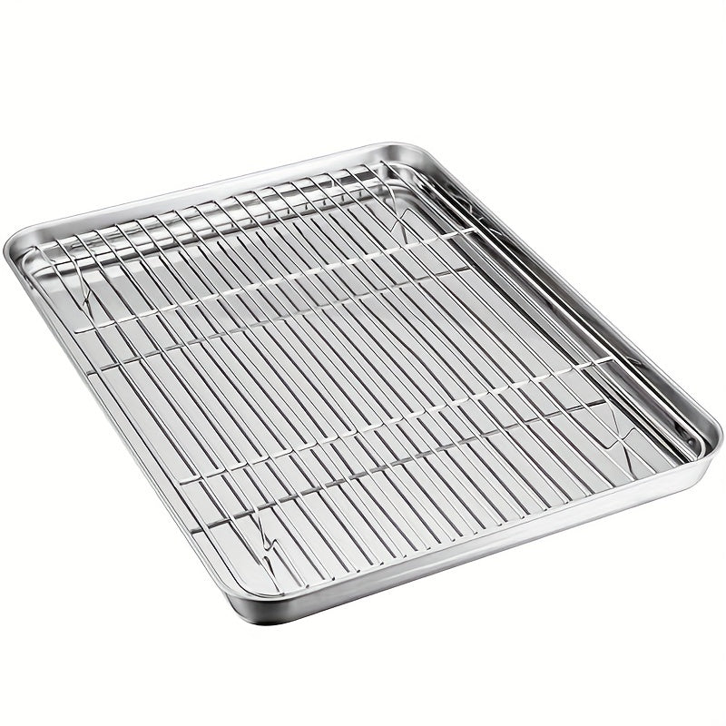 Stainless Steel Baking Sheet & Cooling Rack