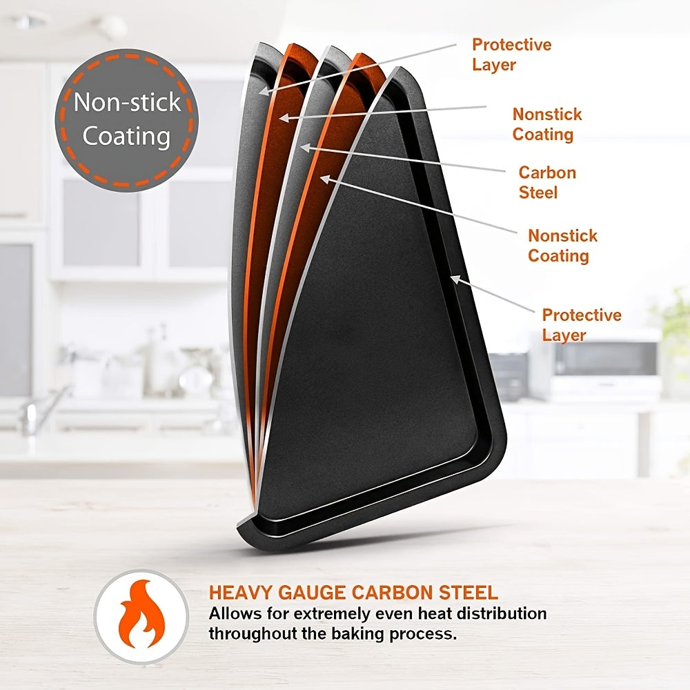 Nonstick Bakeware Set with Rack-14pcs