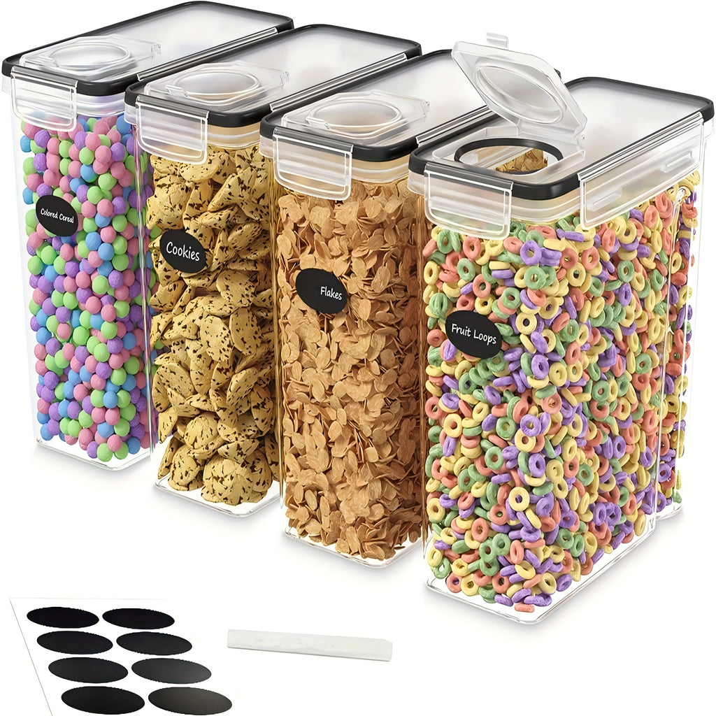Recipientes para almacenar alimentos (4L / 135oz) - Paquete de 4