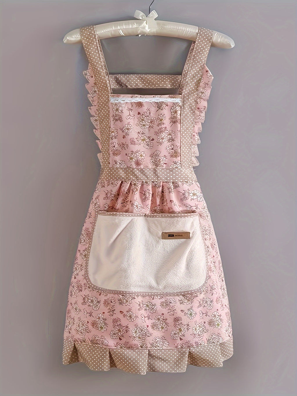Floral Print Kitchen Apron
