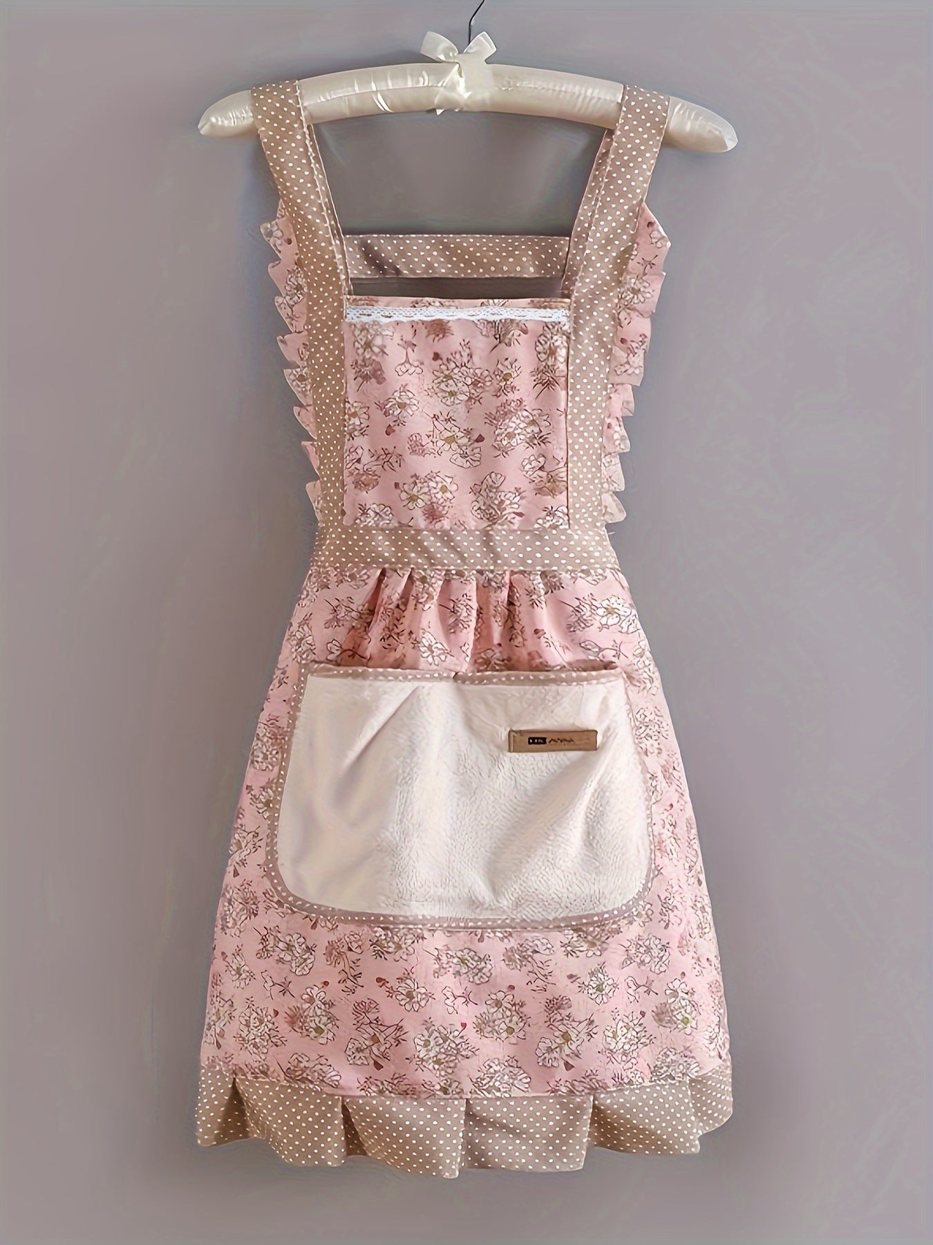 Floral Print Kitchen Apron