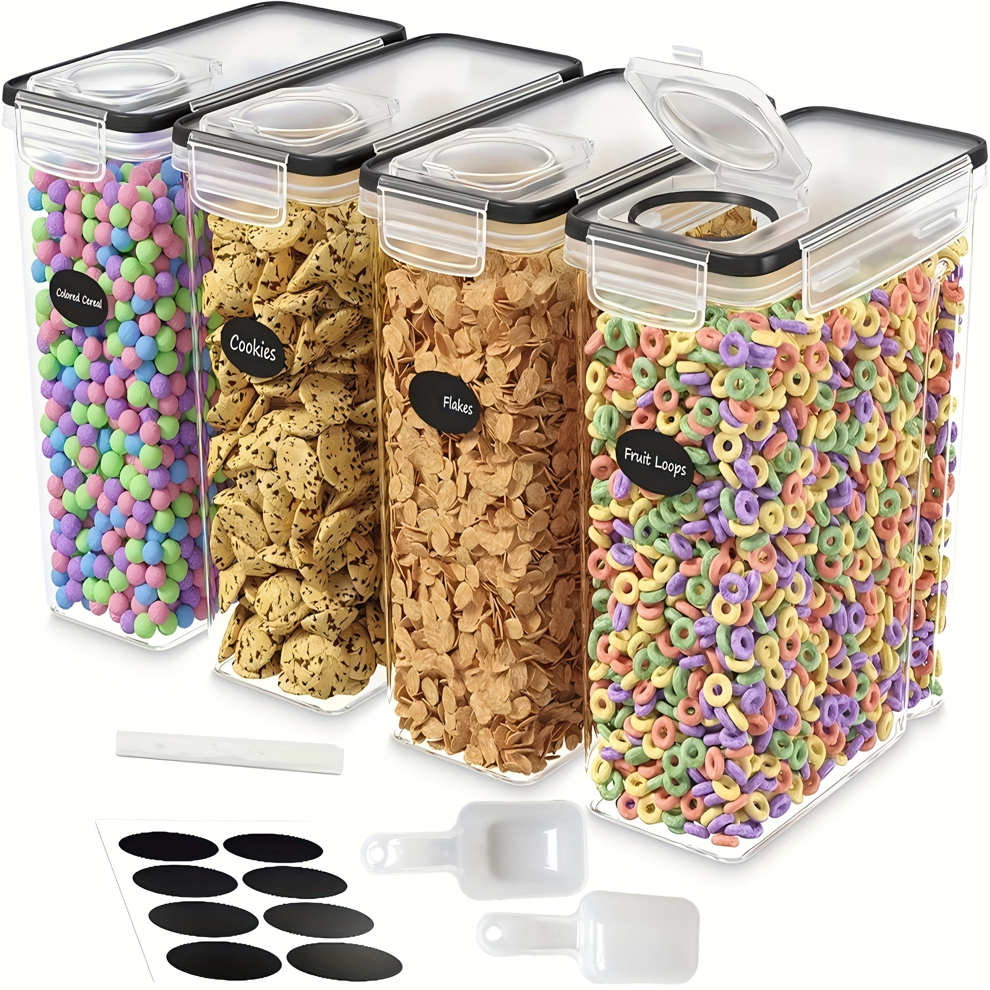 Food Storage Containers (4L / 135oz)- 4 pack