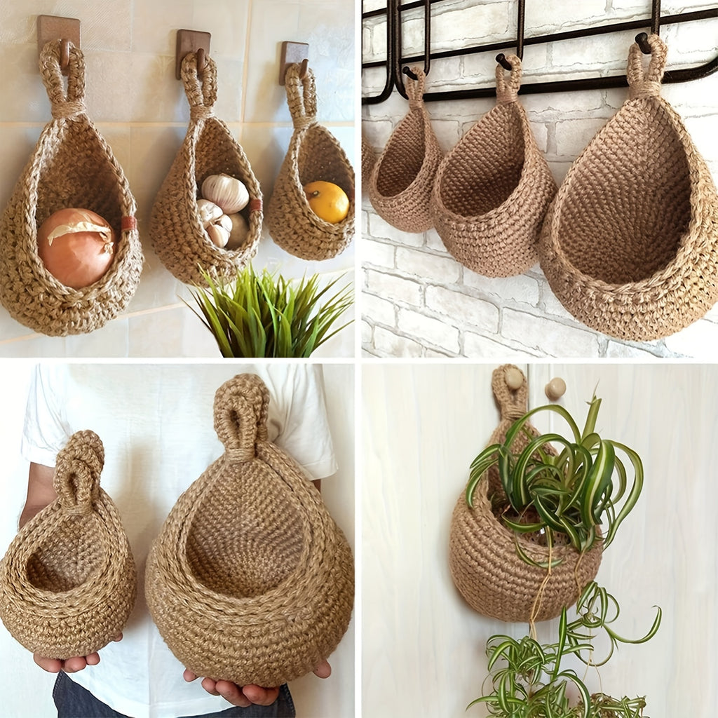 3pcs- Hanging Pockets