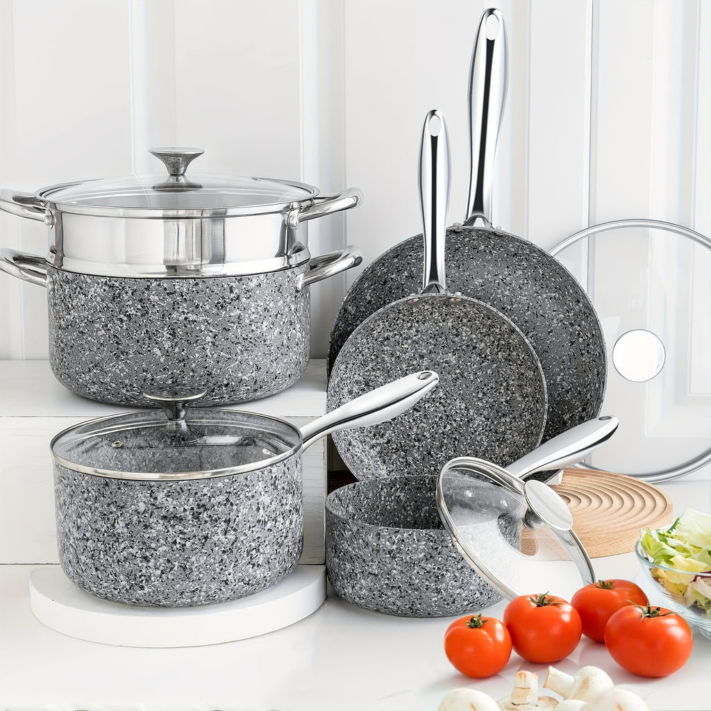 Granite pots and pans set