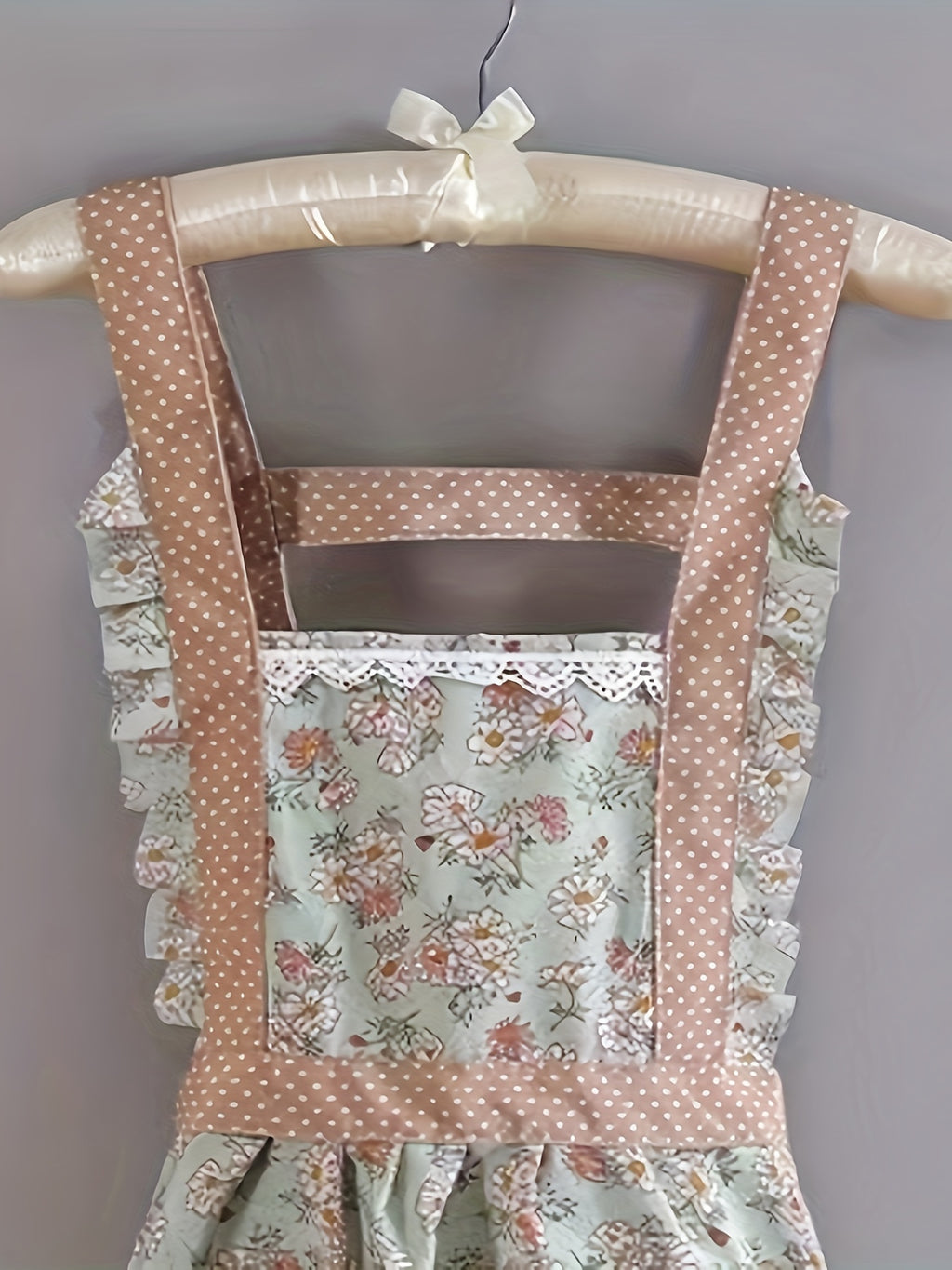 Floral Print Kitchen Apron