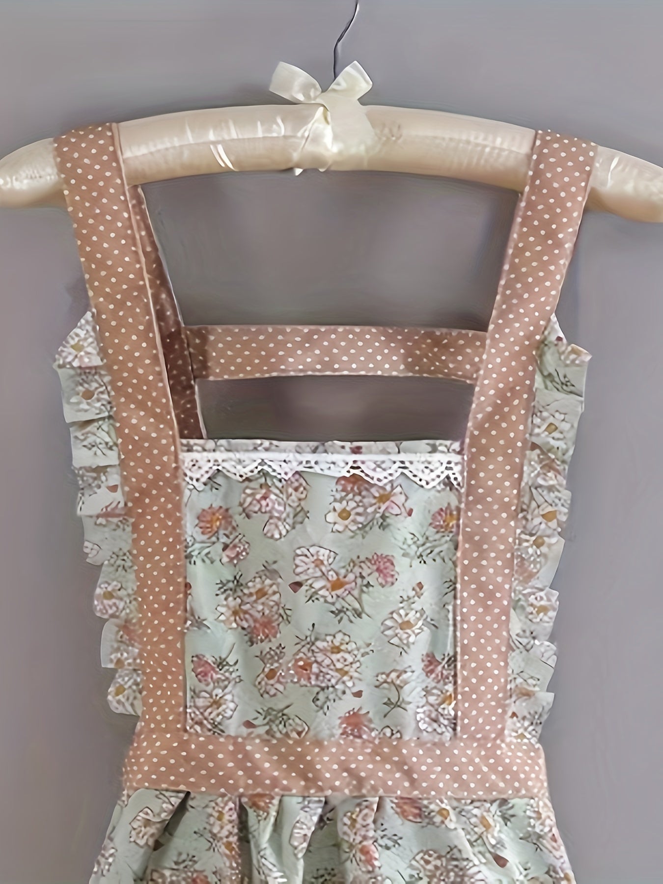 Floral Print Kitchen Apron