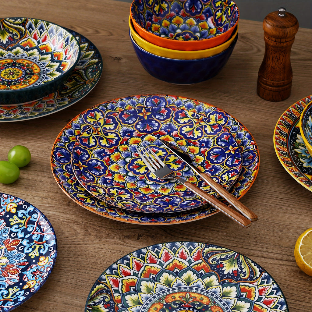 16-Piece Bohemia Porcelain Dinnerware Set – Service for 4