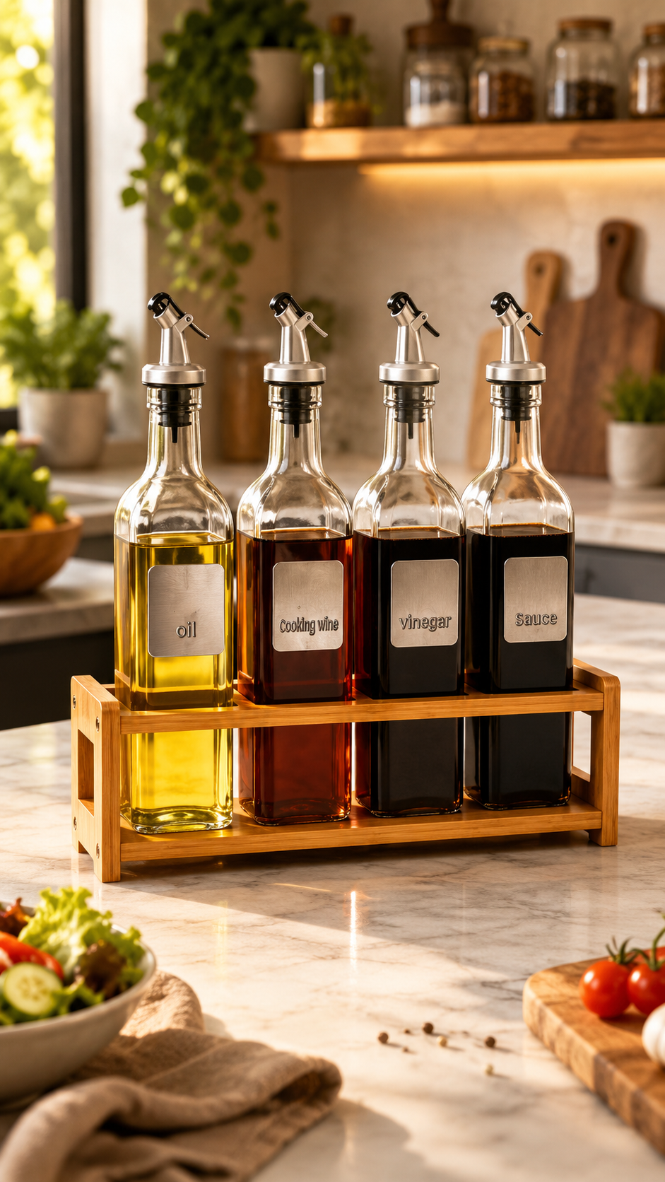 Leak-Proof Oil & Sauce Dispenser Bottle