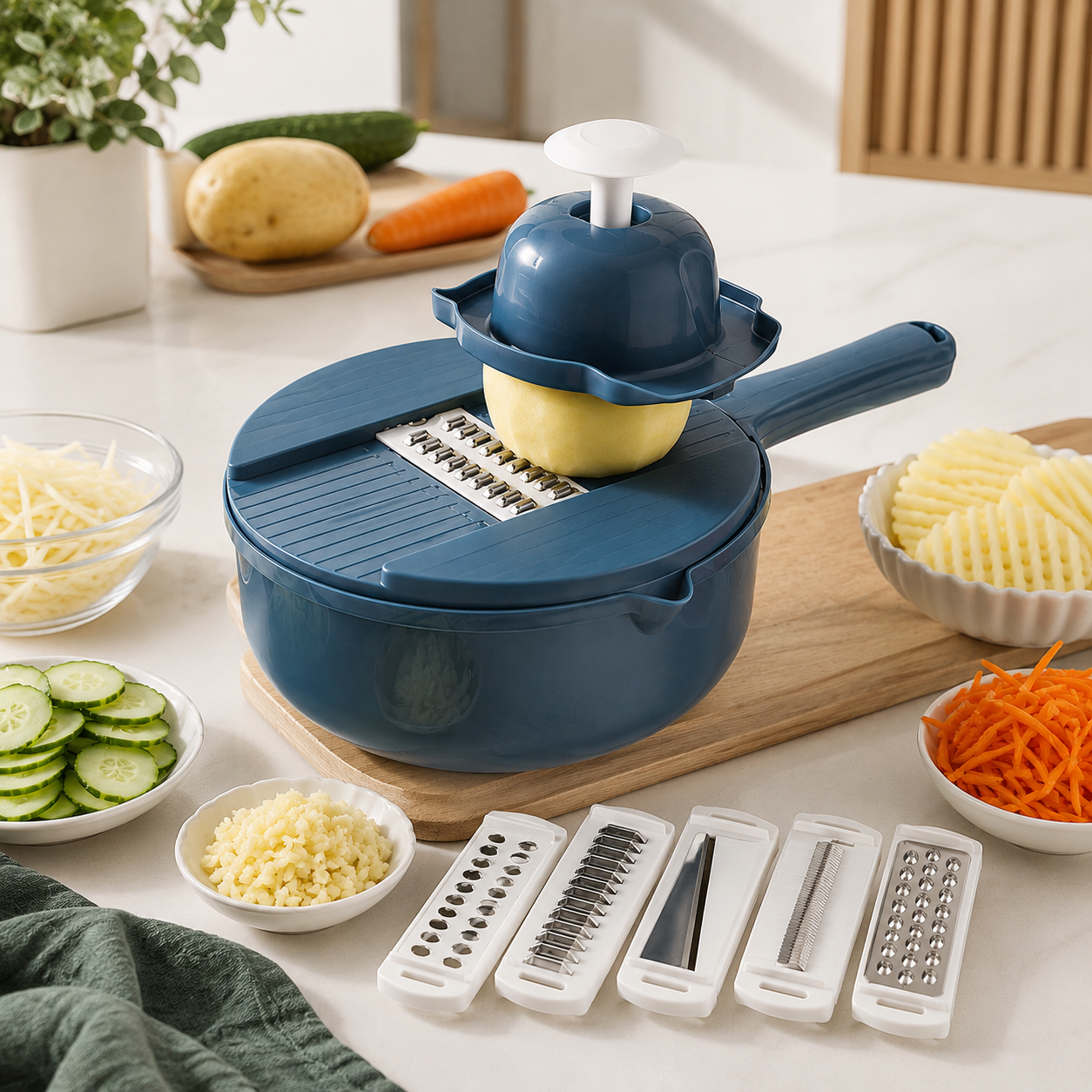 Multi-Function Vegetable ChopperSlicer