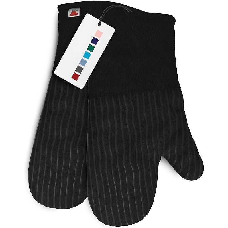 6-Piece Oven Mitts & Pot Holders Set – Heat Resistant Cooking Gloves