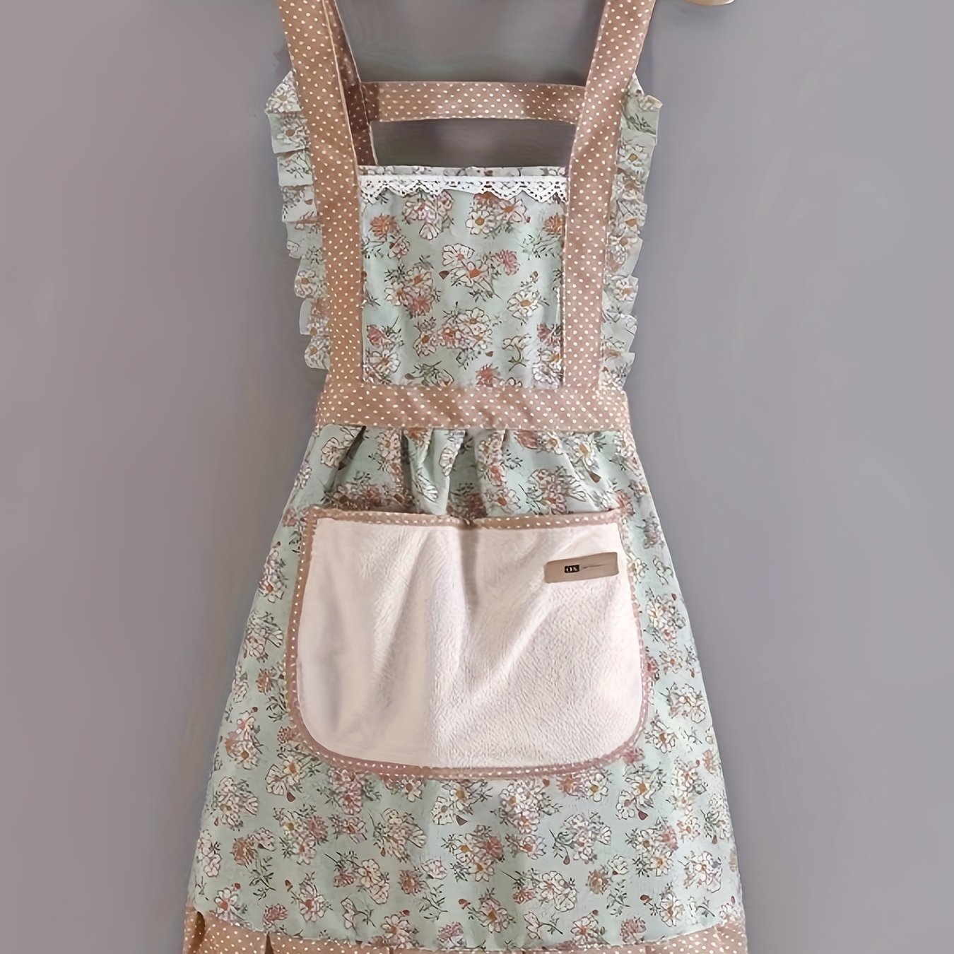 Floral Print Kitchen Apron