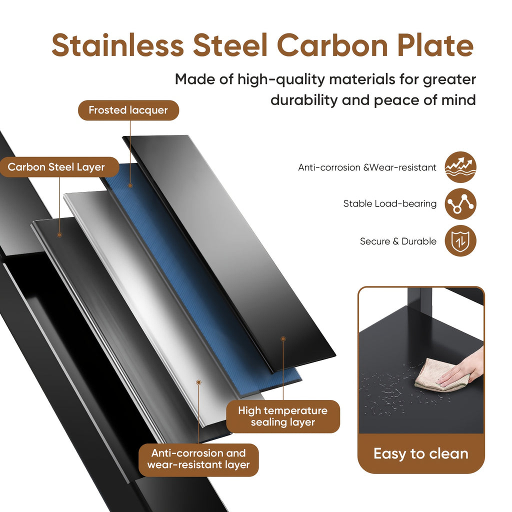 Adjustable Rolling Storage Rack with Wire Baskets