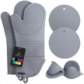 Premium Oven Mitts & Pot Holders Set