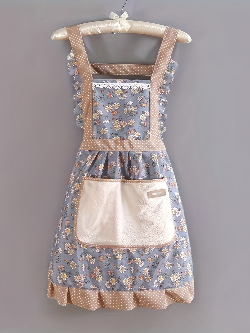 Floral Print Kitchen Apron