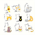 3D Cat Cookie Cutters-9pcs
