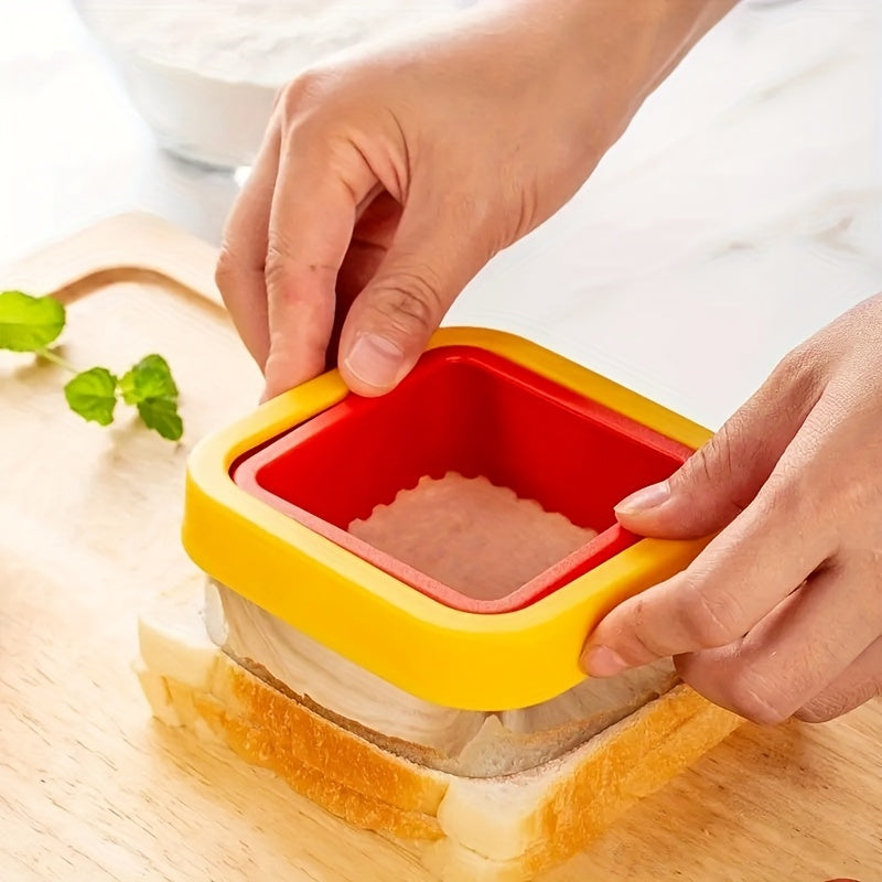 Square Sandwich Cutter & Sealer – Stainless Steel Cookie & Sandwich Mold