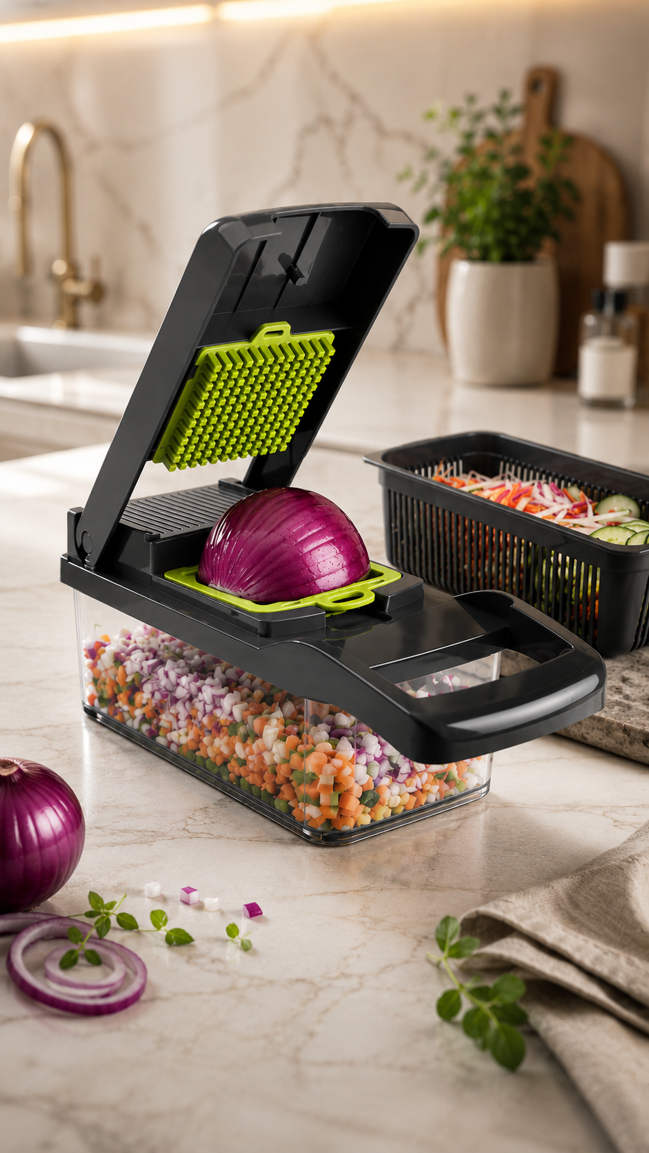 Multifunctional Vegetable Chopper & Slicer