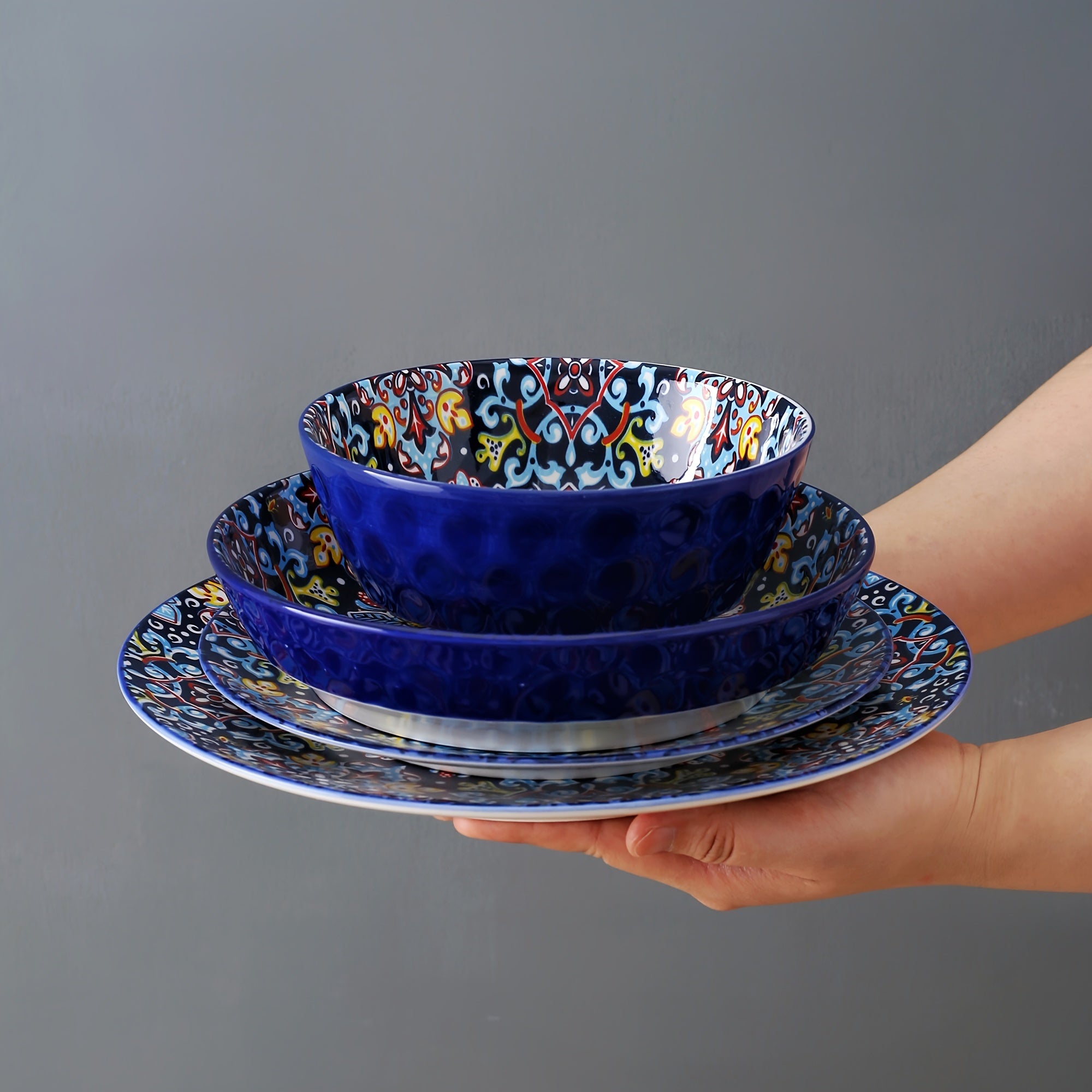 16-Piece Bohemia Porcelain Dinnerware Set – Service for 4