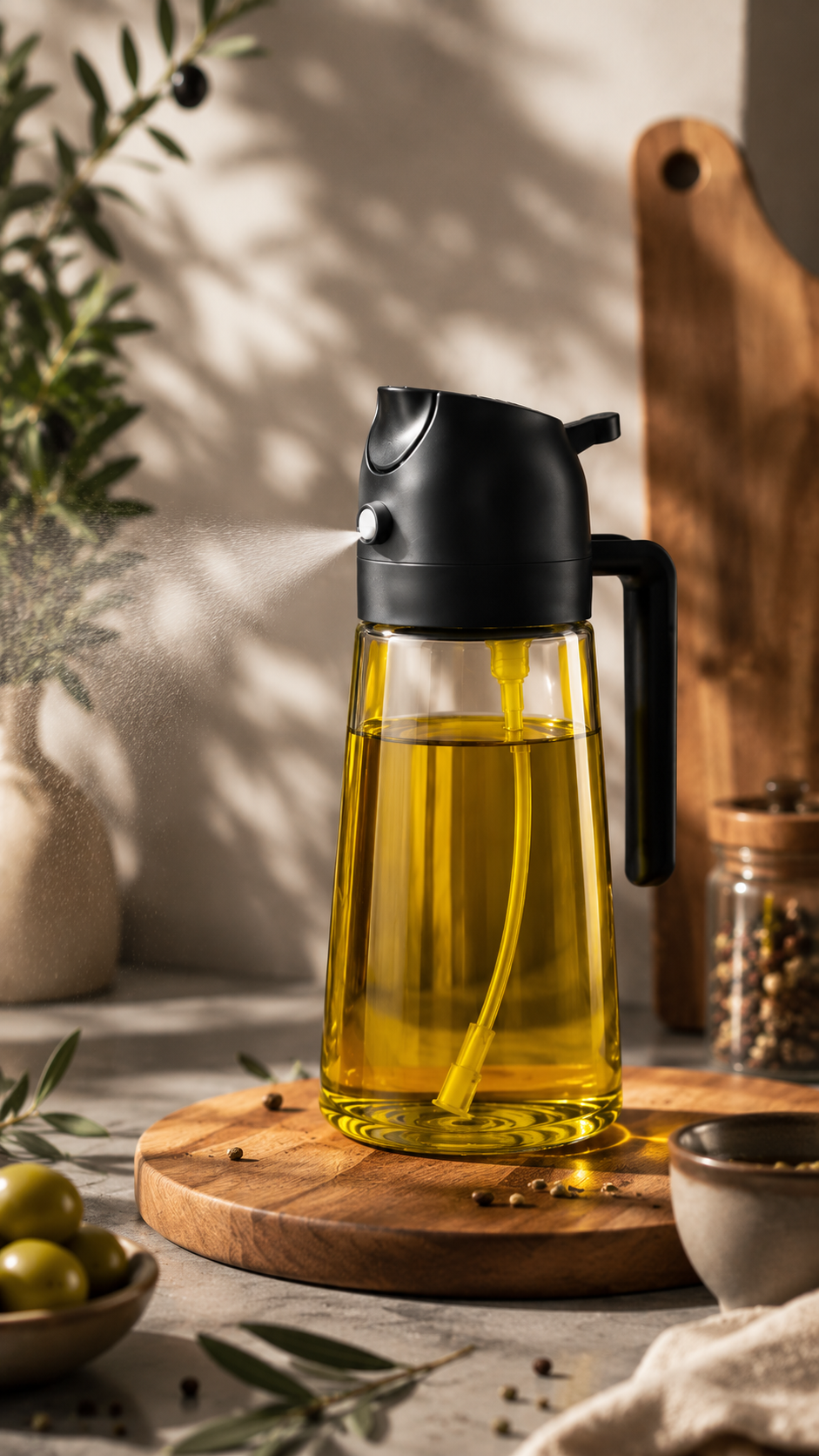 2-in-1 Oil Sprayer & Dispenser – 470ml