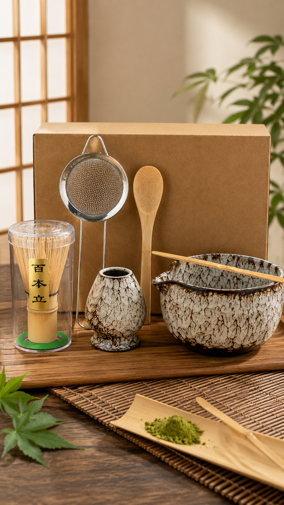 6-Piece Japanese Matcha Tea Set