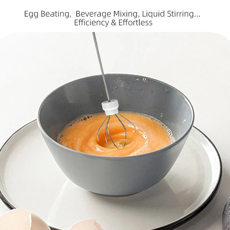 Rechargeable Milk Frother & Whisk