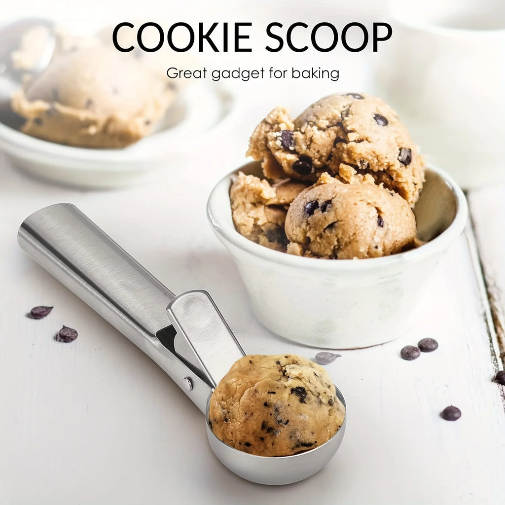 Stainless Steel Ice Cream Scoop & Fruit Baller