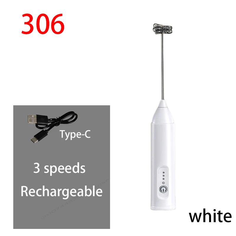 Rechargeable Milk Frother & Whisk