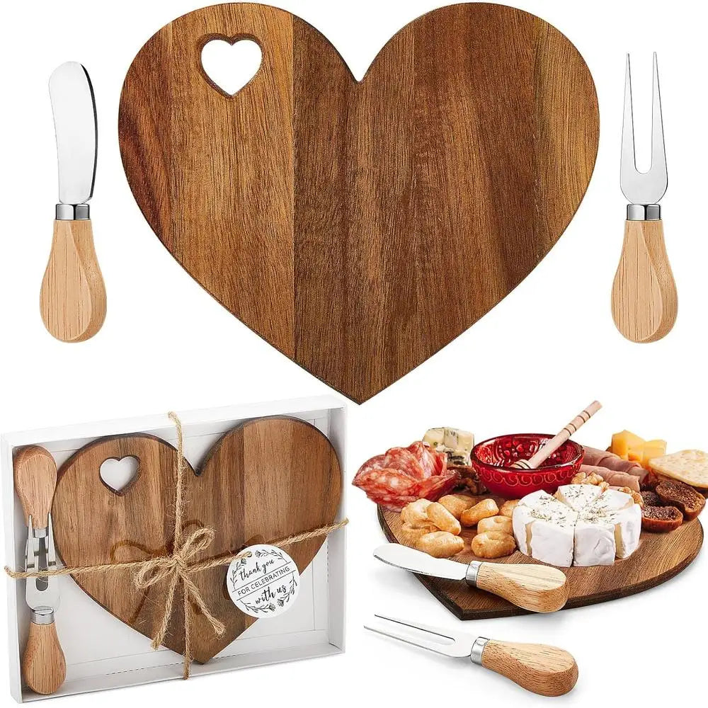 Cutting Board + knife and fork