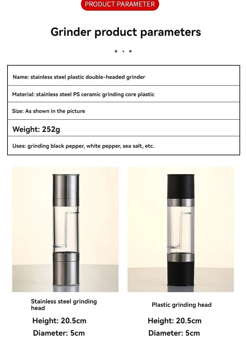 2-in-1 Salt & Pepper Grinder