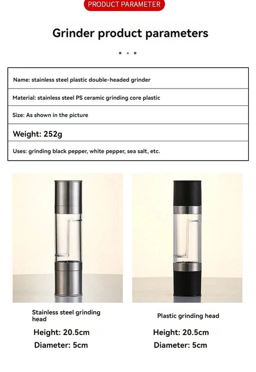 2-in-1 Salt & Pepper Grinder