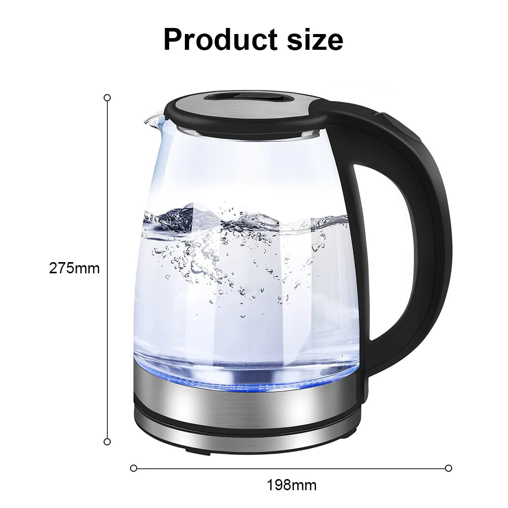 1.8L Glass Electric Tea Kettle