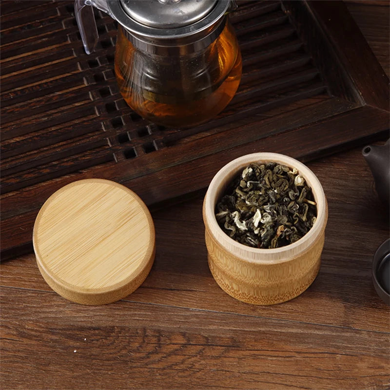 Bamboo Tea Canister
