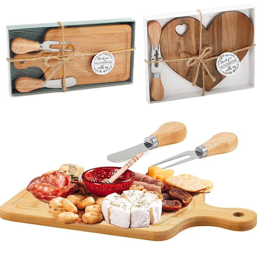 Cutting Board + knife and fork