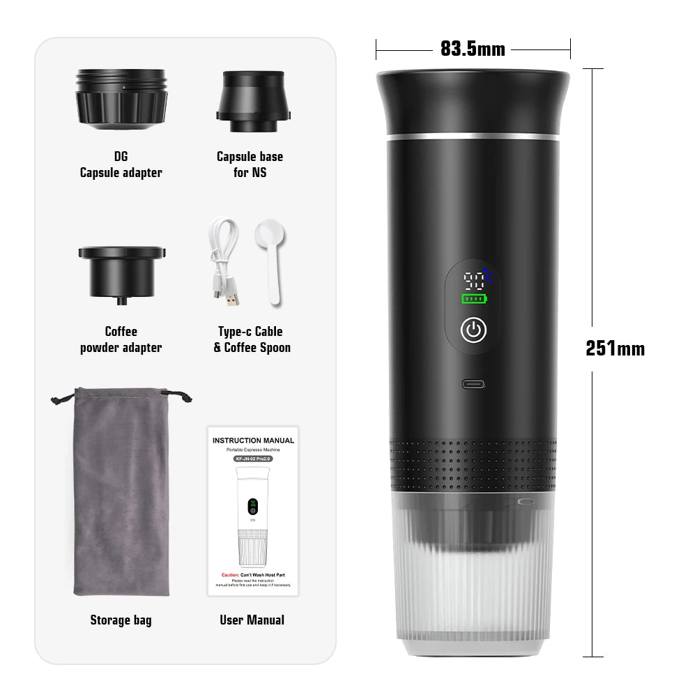 Portable Wireless Espresso Maker