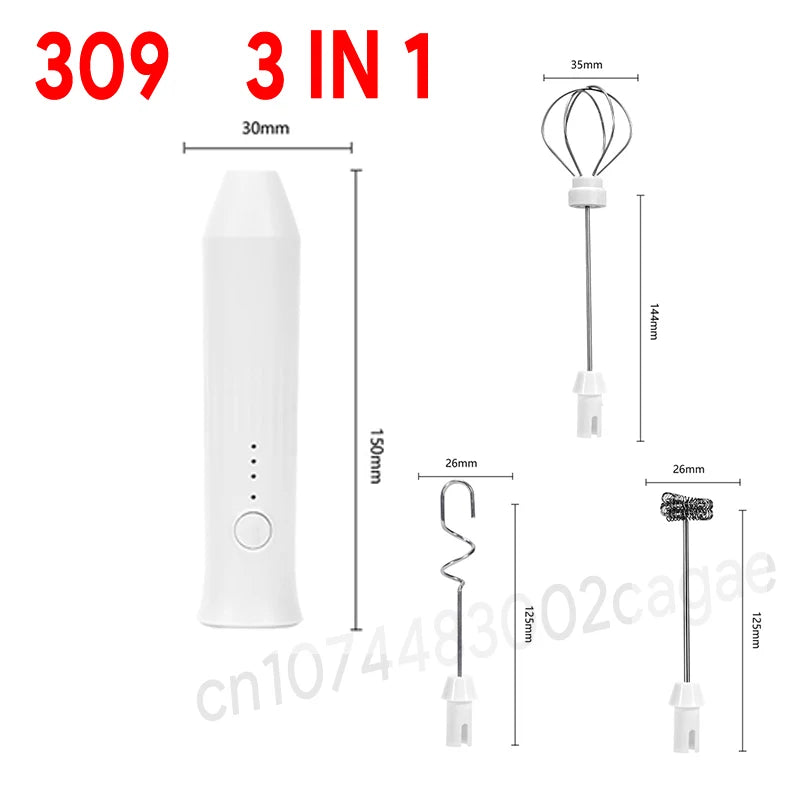 Rechargeable Milk Frother & Whisk